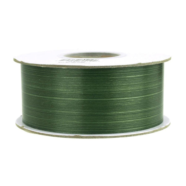 Waterproof Leaf Ribbon Variegated Aspidistra, 2-Inch, 50 Yards, Solid Green