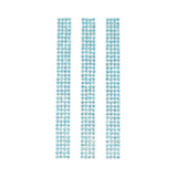 Rhinestone Gems Sticker Strips, 7-3/4-Inch, 3-Count