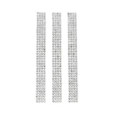 Rhinestone Gems Sticker Strips, 7-3/4-Inch, 3-Count