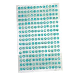 Self-Adhesive Flower Rhinestone Stickers, 3mm, 12-count