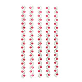 Self Adhesive Rhinestone Stickers, Wave, 5-Count