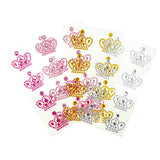 Royal Crown Adhesive Rhinestone Stickers, 8-Count
