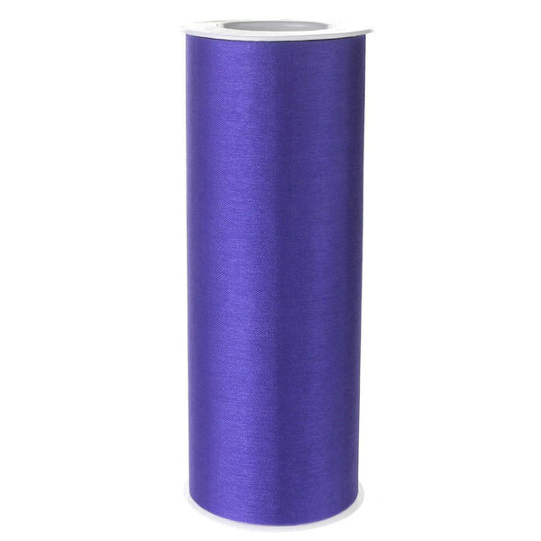 Organza Spool Roll, 6-Inch, 25 Yards, Royal Blue