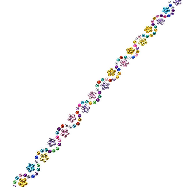 Bling Embellishment Craft Tape Roll, 19-1/2-Inch, Floral