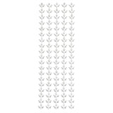 Pearl Floral Jewel Border Stickers, 5-Count