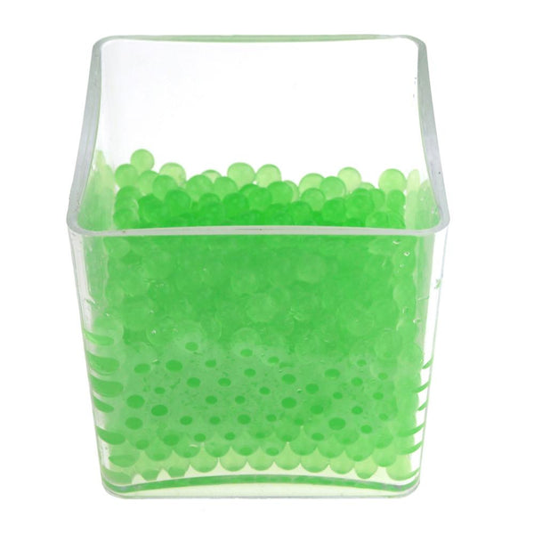 Water Beads Jelly Balls Vase Filler, 500-Gram BULK, Apple Green