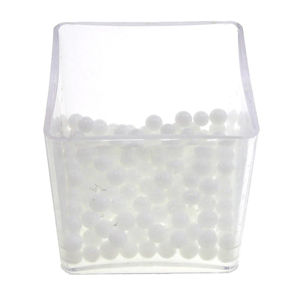 Water Beads Jelly Balls Vase Filler, 500-Gram BULK, White