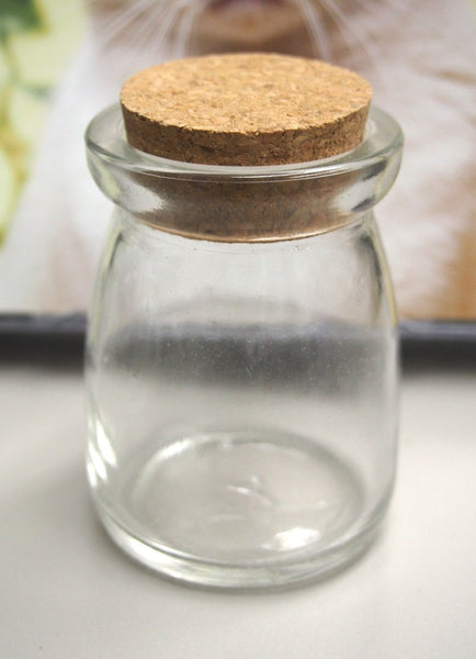 Mini Corked Jars Favor Bottle Keepsake Souvenir, Spice