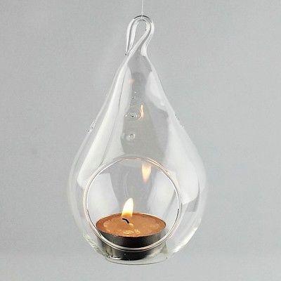 Clear Glass Terrarium Air Plant Home Decor Candle Candle Holder
