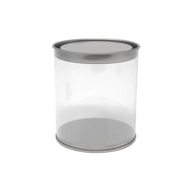 Party Favor Cylinder with Tin Lid, 3.4-Inch