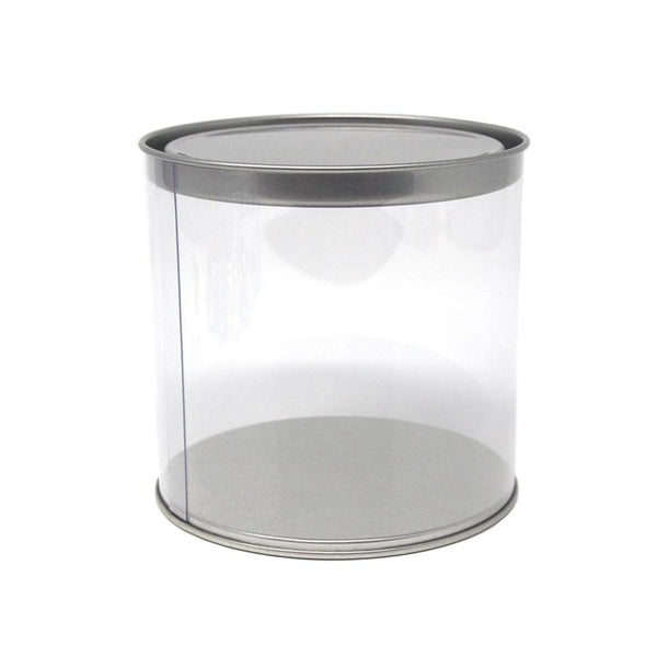Party Favor Cylinder with Tin Lid, 3.8-Inch