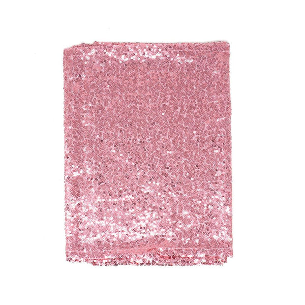 Mesh Sequin Table Runner, 12-Inch x 72-Inch, Pink