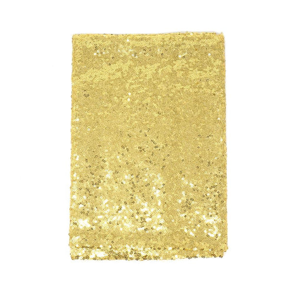 Mesh Sequin Table Runner, 12-Inch x 72-Inch, Gold