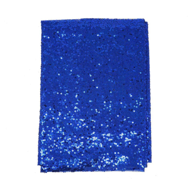 Mesh Sequin Table Runner, 12-Inch x 72-Inch, Royal Blue