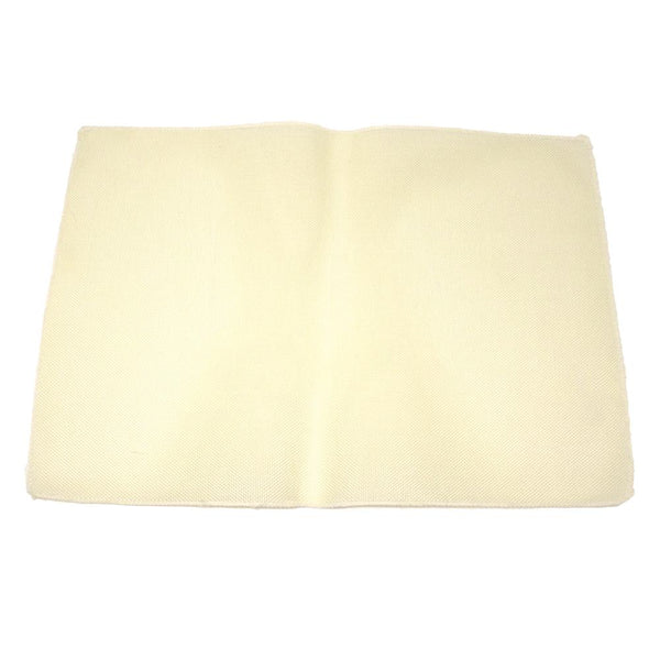 Faux Jute Rectangular Table Placemats, Ivory, 19-Inch, 10-Count