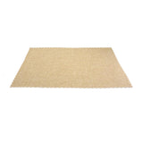 Faux Jute Placemat with Picot Lace Edge, 19-Inch, 10-Count