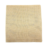 Faux Jute Square Table Topper with Picot Lace Edge, 56-Inch