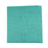 Faux Jute Square Table Topper with Picot Lace Edge, Robin's Egg Blue, 56-Inch