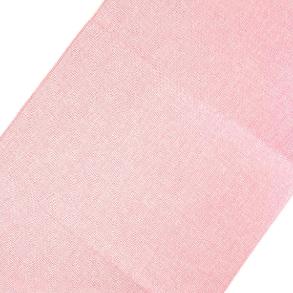Faux Jute Rectangular Table Runner, Pink, 72-Inch
