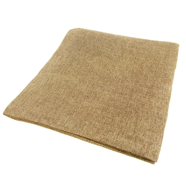 Faux Jute Square Table Overlay, Natural, 56-Inch