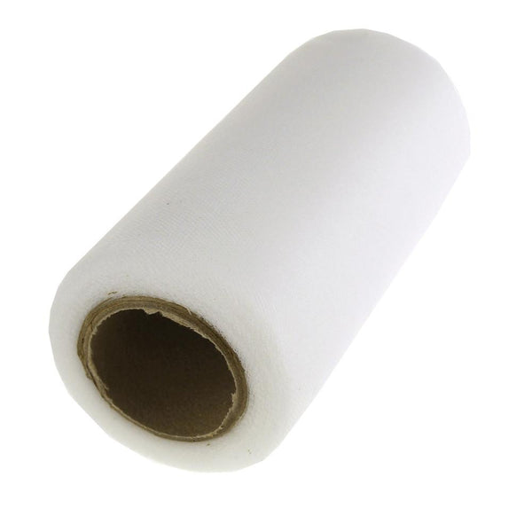 Premium American Tulle Spool Roll, Made in the USA, 6-Inch, 25 Yards, Talc White