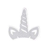 EVA Glitter Foam Unicorn Horn Cut Outs, 7-Inch, 10-Count