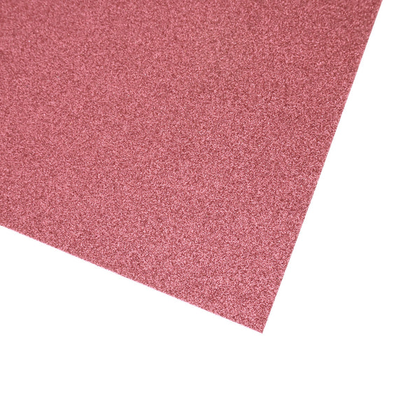 Adhesive Glitter EVA Foam Sheets, 16-Inch x 24-Inch, 10-Count, Mauve