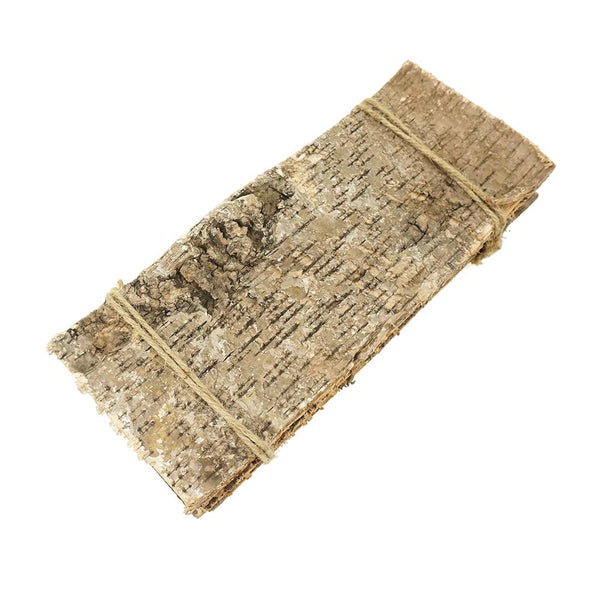 Rectangular Birch Bark Bundle, 11-3/4-Inch x 4-3/4-Inch, 6-Count