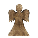 Christmas Angel Wooden Stand, Natural