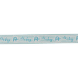 Baby Elephant Ribbon, 7/8-Inch, 4-Yard - Blue