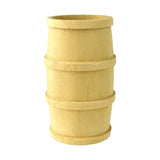 DIY Craft Wood Mini Barrel, 3-1/2-Inch - Natural