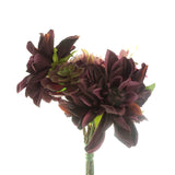Artificial Dahlia Rose Succulent Bundle, 15-Inch