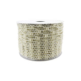 Expandable Faux Jute Wired Ribbon, 2-1/2-Inch, 10-Yard