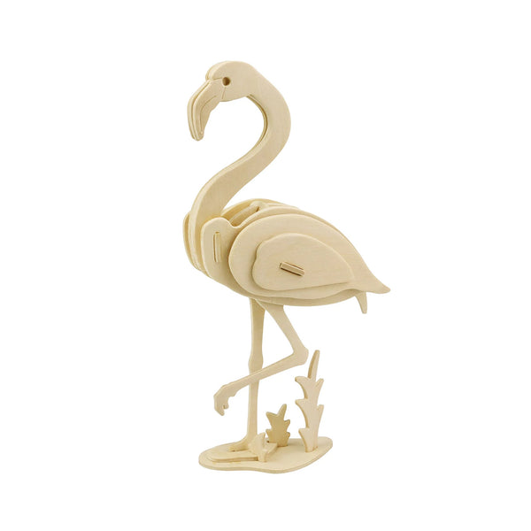 Flamingo 3D Wooden Puzzle, 5-Inch