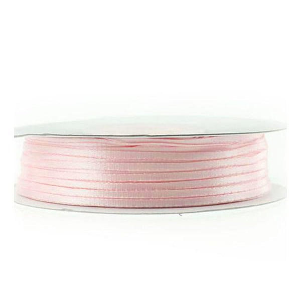 Double Faced Satin Ribbon, Blush, 1/16-inch, 100-yard