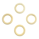 DIY Craft Wood Rings, 2-1/2-Inch, 4-Count - Natural