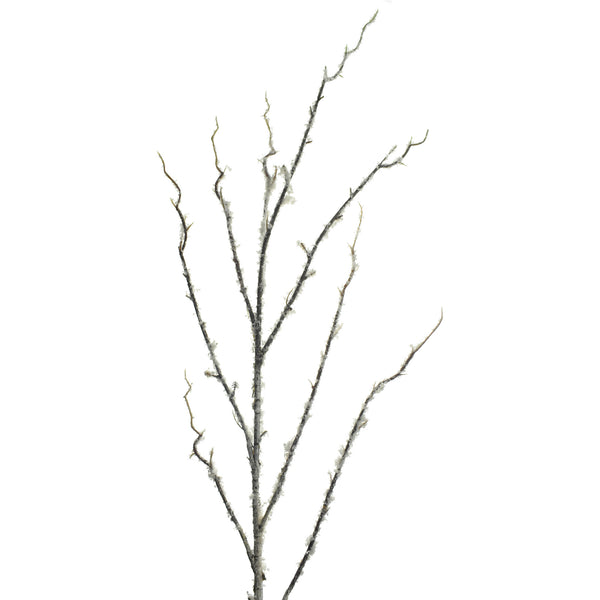 Artificial Snowed Birch Tree Branch Stem, 36-Inch