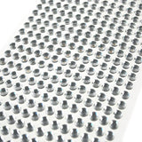 Self Adhesive Rhinestone Circle, 6mm, 72-count