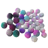 Plastic Rainbow Globe Micro-Beads, Assorted Sizes, 36-Piece