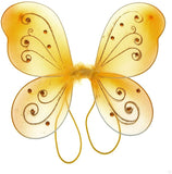 Organza Butterfly Fairy Wings w/ Rhinestone Glitters