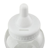 Milk Bottle Baby Shower Container, 15-Inch - White