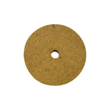 MDF DIY Craft Wood Flat Wheels, 1-3/8-Inch, 12-Count - Natural