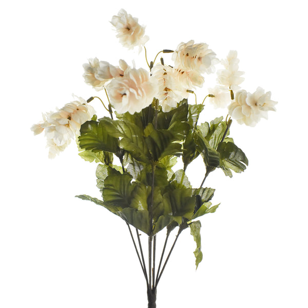 Artificial Hop Flowers Bush, Blush, 18-Inch