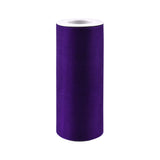 Sheer Organza Solid Color Tulle Roll, 6-Inch, 25-Yard