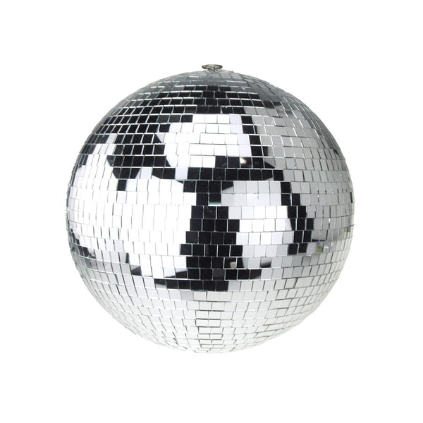 Hanging Mirror Disco Ball, Silver, 12-Inch