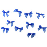 Sheer Satin Edge Twist Tie Bows, 3-1/4-Inch, 100-Count