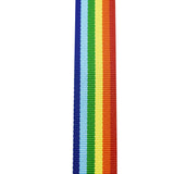 Rainbow Stripes Grossgrain Ribbon, 7/8-Inch, 4-Yard