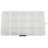 15 Slot Plastic Organizer Box, 6-3/4-Inch