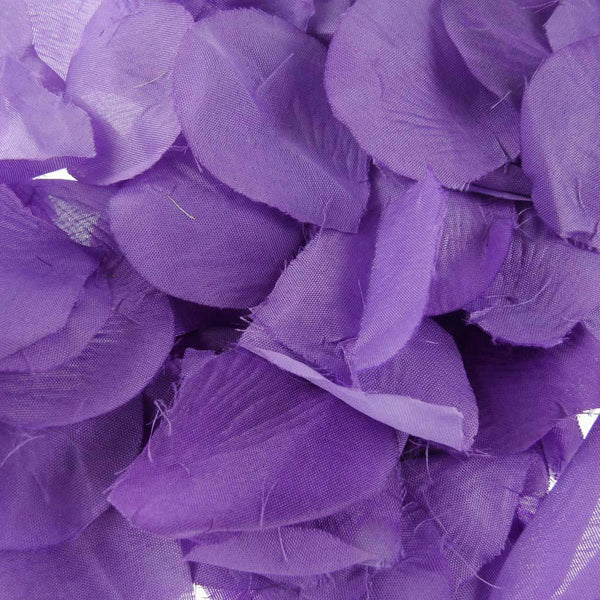 Solid Faux Rose Petals Table Confetti, 400-Piece, Purple