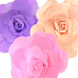 Rose Foam Wall Flowers, Assorted Sizes, 2 Piece